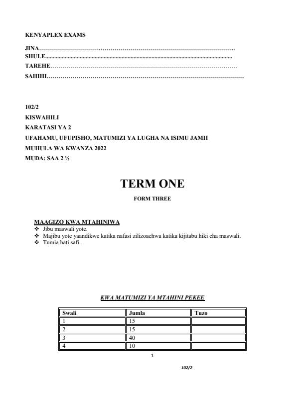Preview page Form-3-Kiswahili-Paper-2-End-of-Term-1-Examination-2022_1179_0.jpg