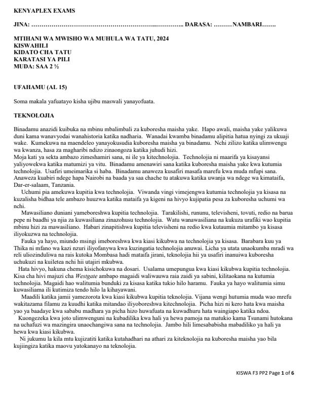 Preview page Form-3-Kiswahili-Paper-2-End-of-Term-3-Examination-2024_3317_0.jpg