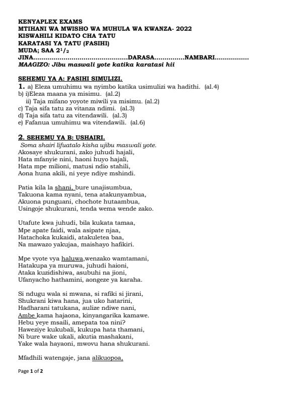 Preview page Form-3-Kiswahili-Paper-3-End-of-Term-1-Examination-2022_1180_0.jpg
