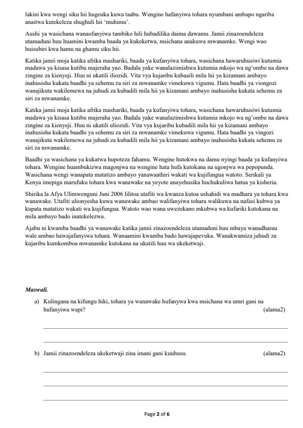 Preview page Form-3-Kiswahili-Term-1-Opener-Exam-2026_4899_1.jpg