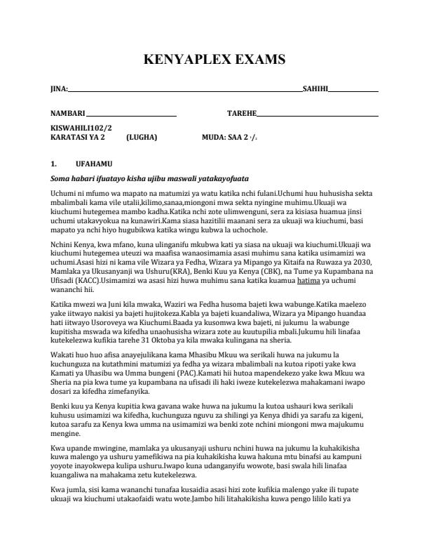 Preview page Form-3-Kiswahili-paper-2-End-Term-2-Exam-2026_6239_0.jpg