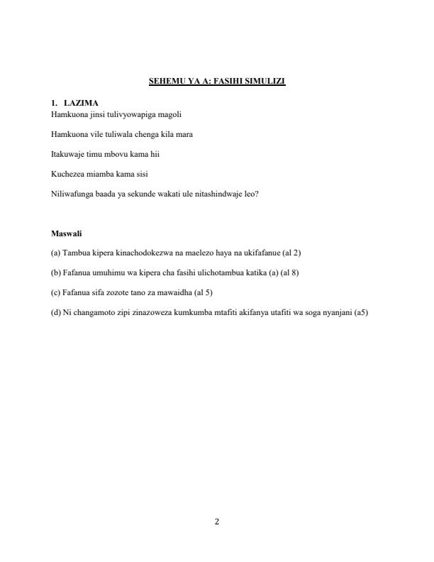 Preview page Form-3-Kiswahili-paper-3-End-Term-2-Exam-2026_6240_1.jpg