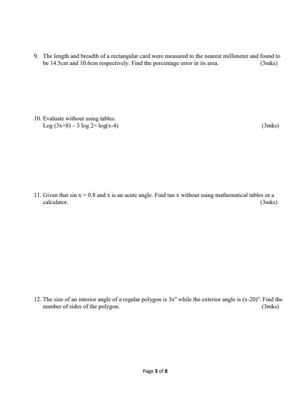 Preview page Form-3-Mathematics-Mid-Term-1-Examination-2024_2076_2.jpg