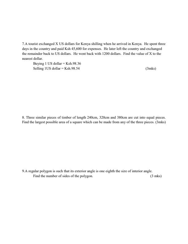 Preview page Form-3-Mathematics-Paper-1-End-of-Term-2-Examination-2021_881_2.jpg