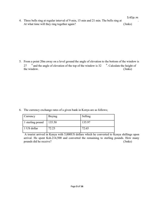Preview page Form-3-Mathematics-Paper-1-End-of-Term-2-Examination-2023_1787_2.jpg