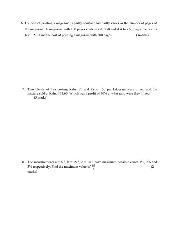 Preview page Form-3-Mathematics-Paper-2-End-of-Term-2-Exam-2021_732_2.jpg