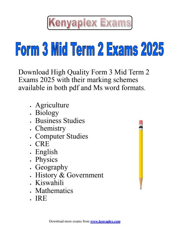 Preview page Form-3-Mid-Term-2-Exams-2025--Set_4240_0.jpg