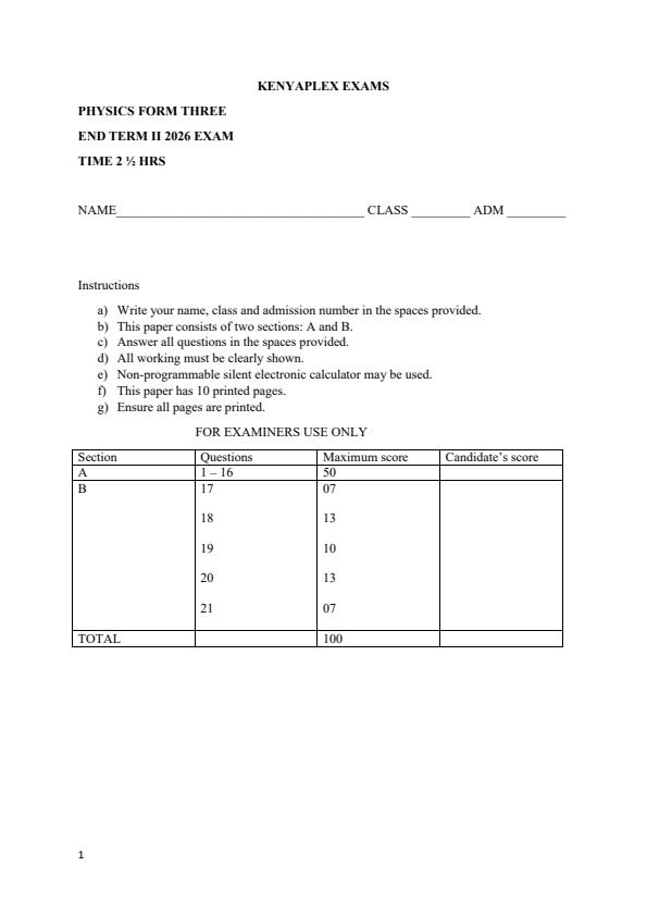 Preview page Form-3-Physics-End-Term-2-Exam-2026_6222_0.jpg