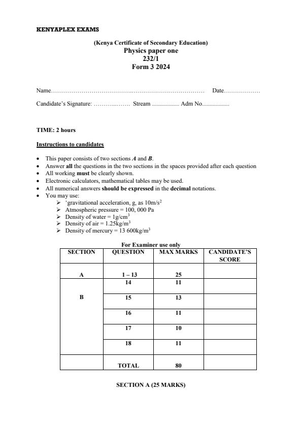 Preview page Form-3-Physics-End-of-Term-1-Examination-2024_2249_0.jpg