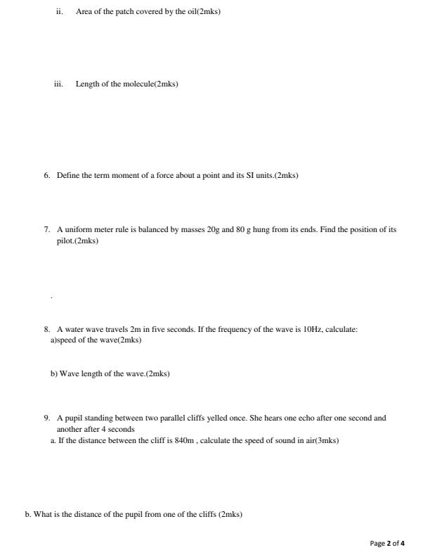 Preview page Form-3-Physics-Mid-Term-1-Exam-2026_5238_1.jpg