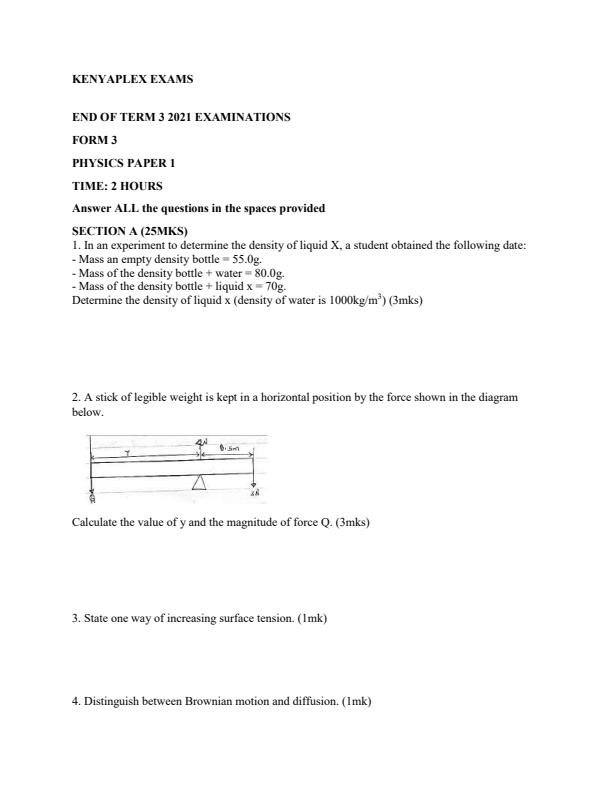 Preview page Form-3-Physics-Paper-1-End-of-Term-3-Examination-2021_833_0.jpg