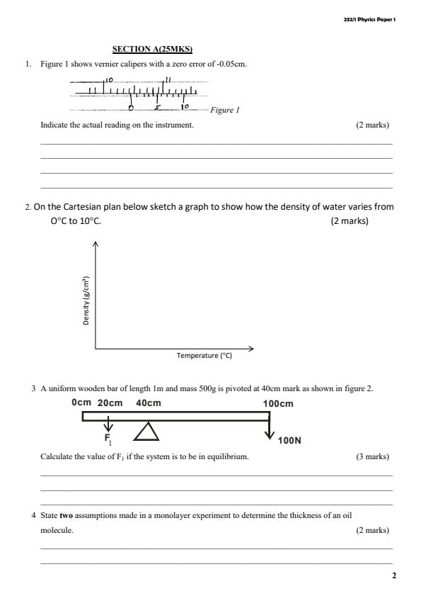 Preview page Form-3-Physics-Paper-1-Term-2-Opener-Exam-2026_5723_1.jpg