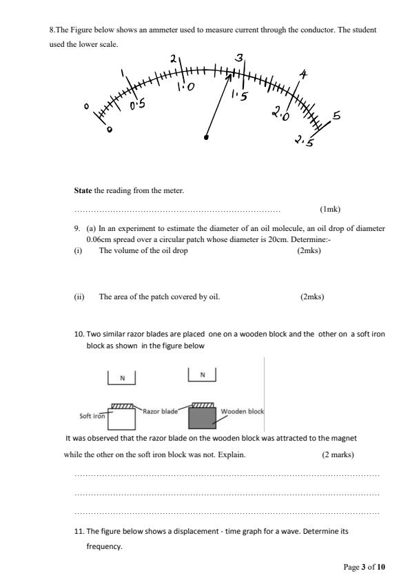 Preview page Form-3-Physics-Paper-2-End-of-Term-3-Examination-2021_847_2.jpg