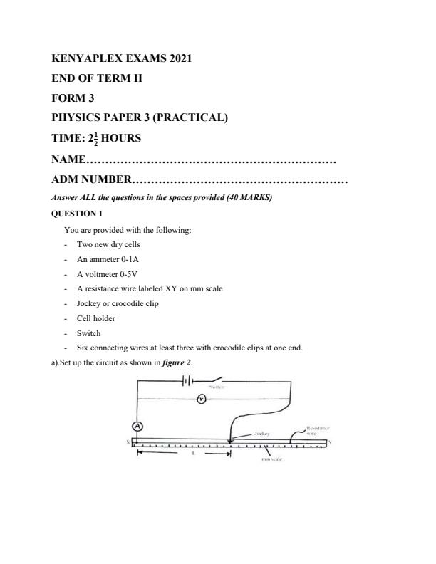 Preview page Form-3-Physics-Paper-3-Practical-End-of-Term-2-Examination-2021_736_0.jpg