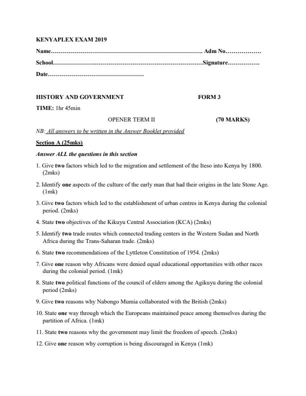 Preview page Form-3-Term-2-History-Opener-Exam-2019_153_0.jpg