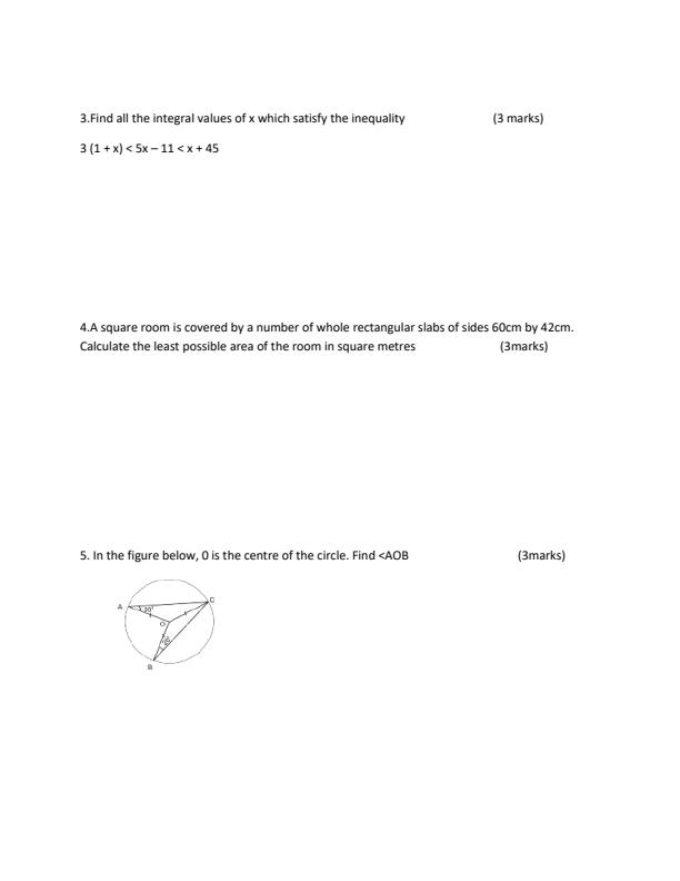 Preview page Form-3-Term-2-Mathematics-Opener-Exam-2019_125_1.jpg