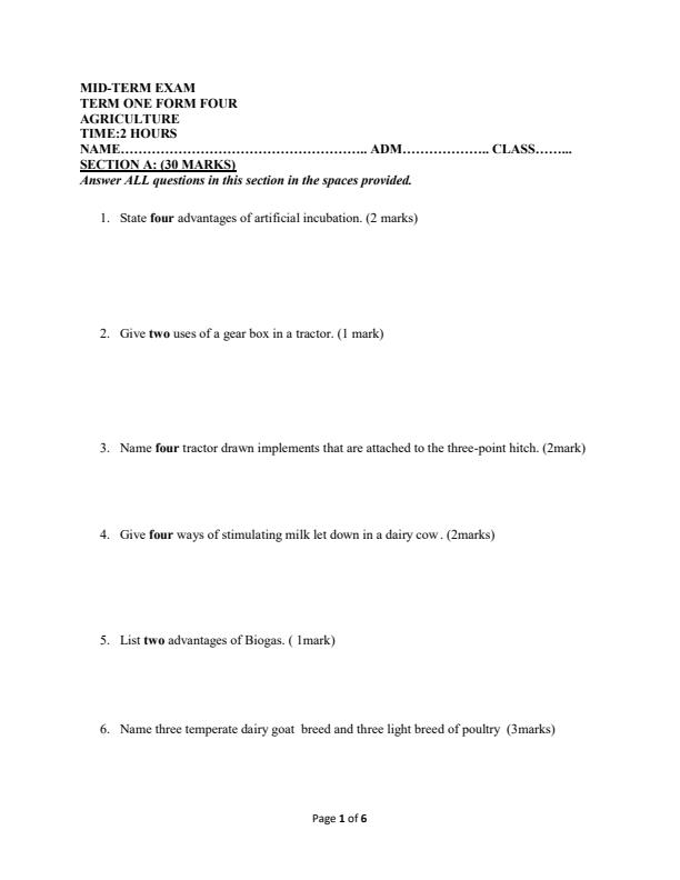 Preview page Form-4-Agriculture-Mid-Term-1-Examination-2023_1421_0.jpg