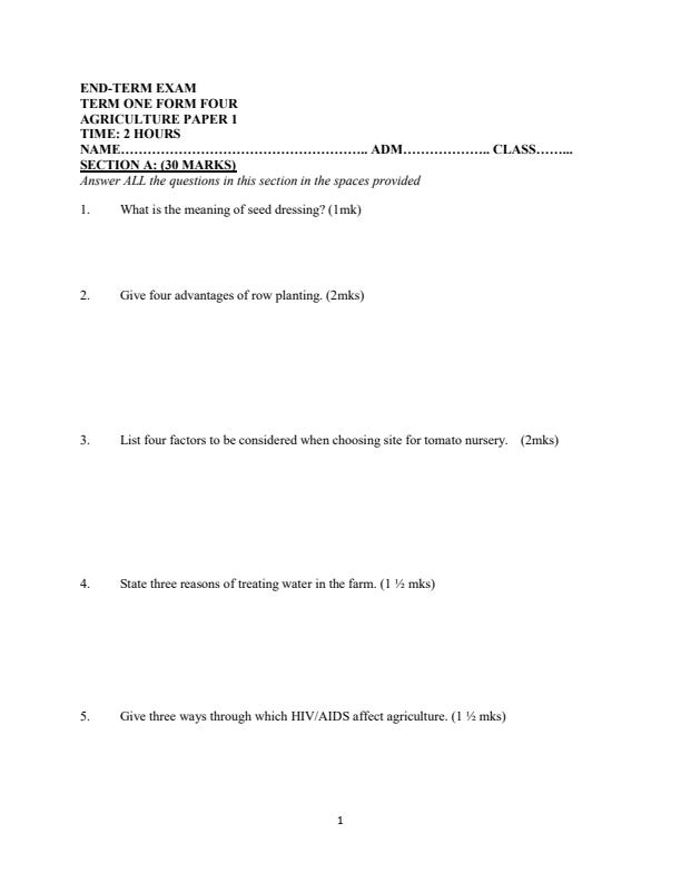Preview page Form-4-Agriculture-Paper-1-End-Term-1-Examination-2023_1515_0.jpg