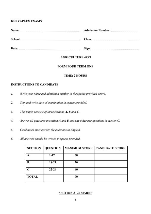 Preview page Form-4-Agriculture-Paper-1-End-of-Term-1-Examination-2024_2250_0.jpg