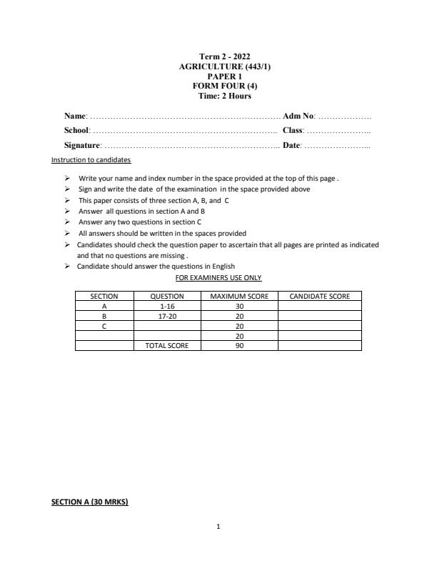 Preview page Form-4-Agriculture-Paper-1-End-of-Term-2-Examination-2022_1318_0.jpg