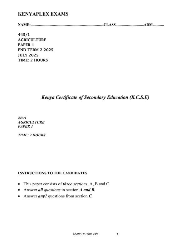 Preview page Form-4-Agriculture-Paper-1-End-of-Term-2-Examination-2025_4286_0.jpg