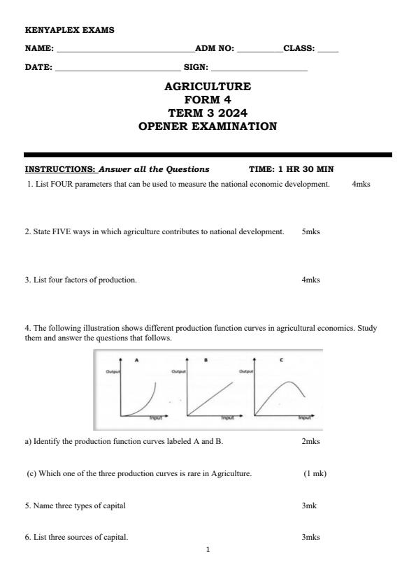 Preview page Form-4-Agriculture-Term-3-Opener-Exam-2024_2992_0.jpg