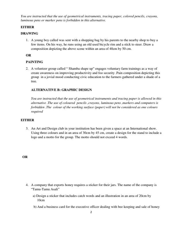 Preview page Form-4-Art-and-Design-Paper-2-End-Term-1-Exam-2026_5480_1.jpg