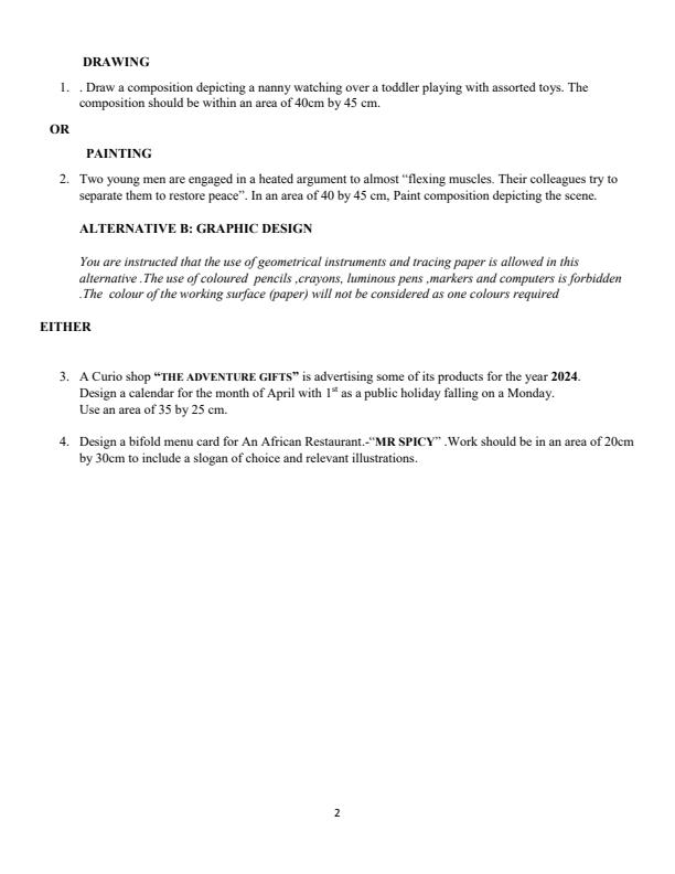 Preview page Form-4-Art-and-Design-Paper-2-End-of-Term-1-Examination-2024_2252_1.jpg