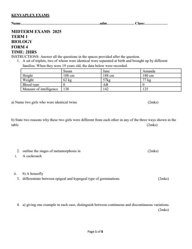 Preview page Form-4-Biology-Mid-Term-1-Exam-2025_3697_0.jpg