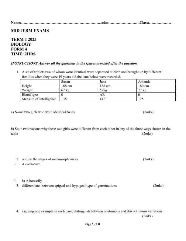 Preview page Form-4-Biology-Mid-Term-1-Examination-2023_1425_0.jpg