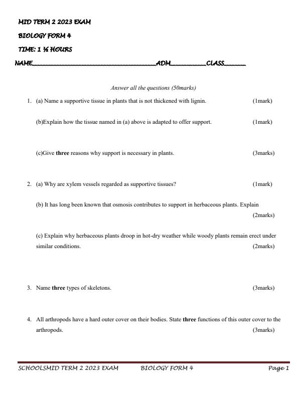 Preview page Form-4-Biology-Mid-Term-2-Exam-2023_1673_0.jpg
