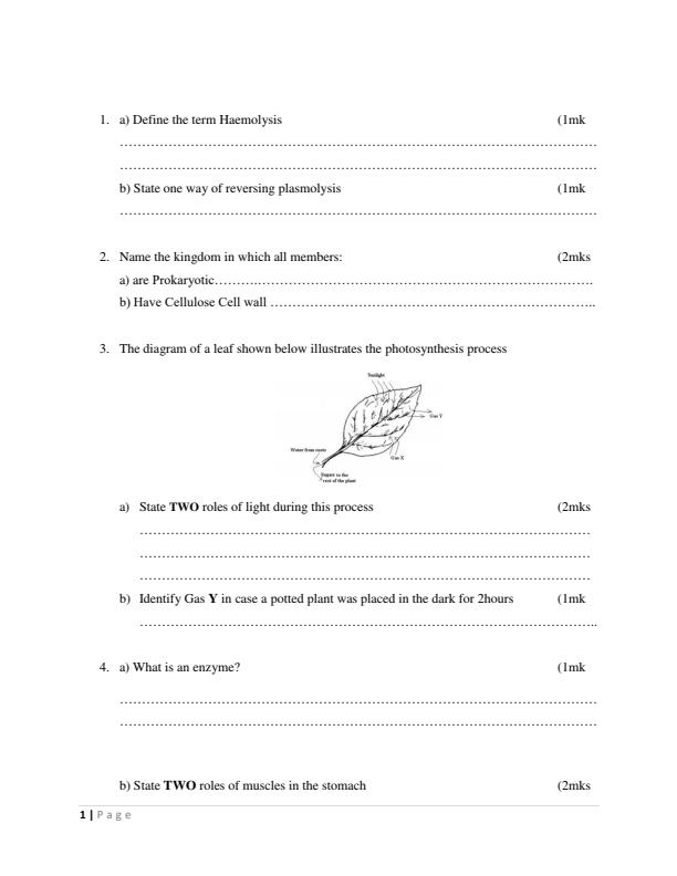 Preview page Form-4-Biology-Paper-1-End-Term-1-Exam-2026_5481_1.jpg