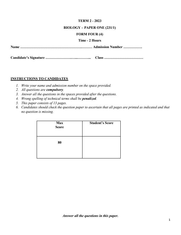 Preview page Form-4-Biology-Paper-1-End-of-Term-2-Examination-2023_1736_0.jpg