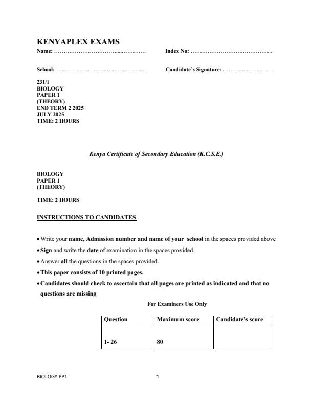 Preview page Form-4-Biology-Paper-1-End-of-Term-2-Examination-2025_4288_0.jpg