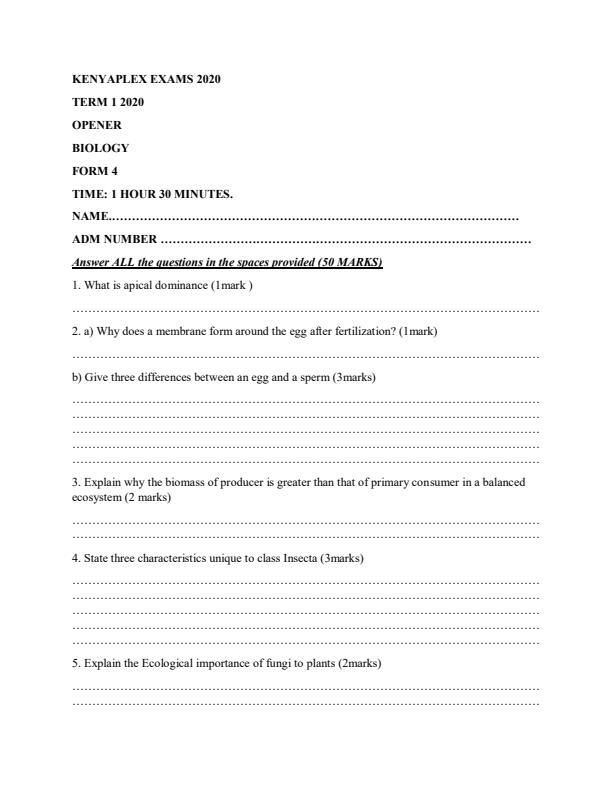 Preview page Form-4-Biology-Term-1-Opener-Examination-2020_455_0.jpg