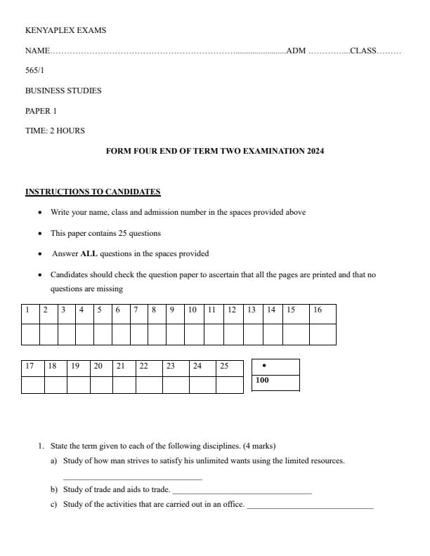 Preview page Form-4-Business-Studies-Paper-1-End-of-Term-2-Examination-2024_2721_0.jpg