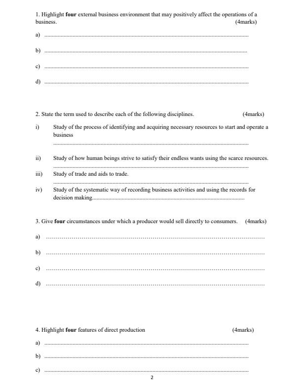 Preview page Form-4-Business-Studies-Paper-1-Term-3-Opener-Exam-2026_6645_1.jpg
