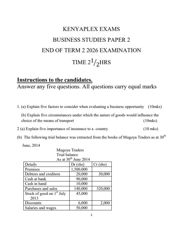 Preview page Form-4-Business-Studies-Paper-2-End-Term-2-Exam-2026_6186_0.jpg