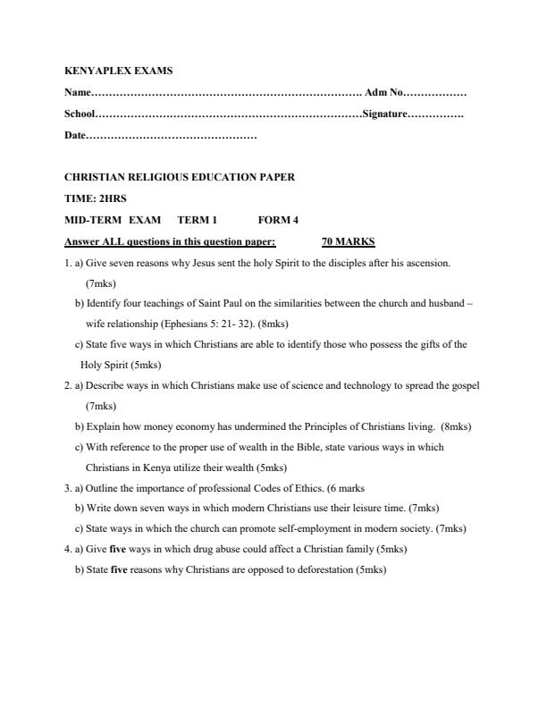 Preview page Form-4-CRE-Mid-Term-1-Examination-2020_571_0.jpg