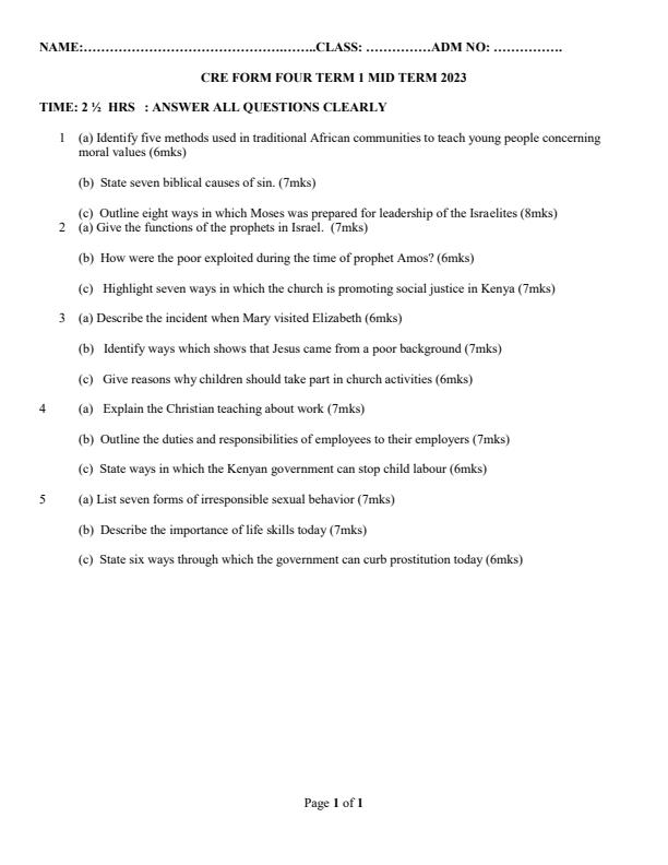 Preview page Form-4-CRE-Mid-Term-1-Examination-2023_1435_0.jpg