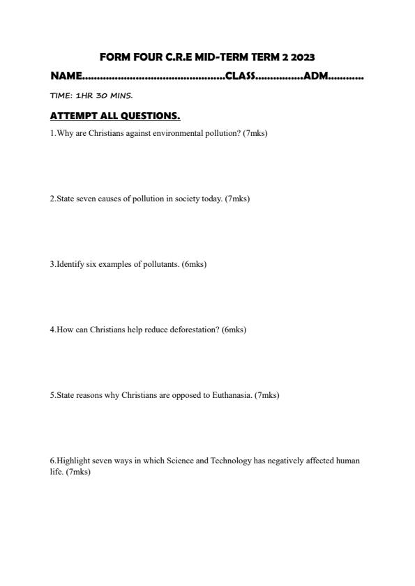 Preview page Form-4-CRE-Mid-Term-2-Exam-2023_1684_0.jpg