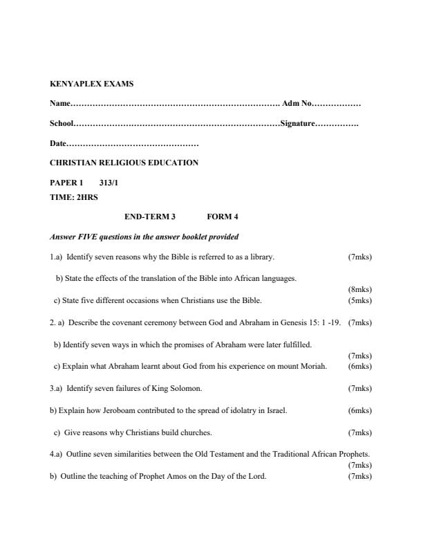 Preview page Form-4-CRE-Paper-1-End-Term-2-Examination-2021_816_0.jpg