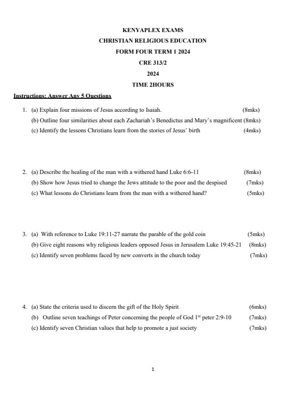 Preview page Form-4-CRE-Paper-2-End-of-Term-1-Examination-2024_2266_0.jpg