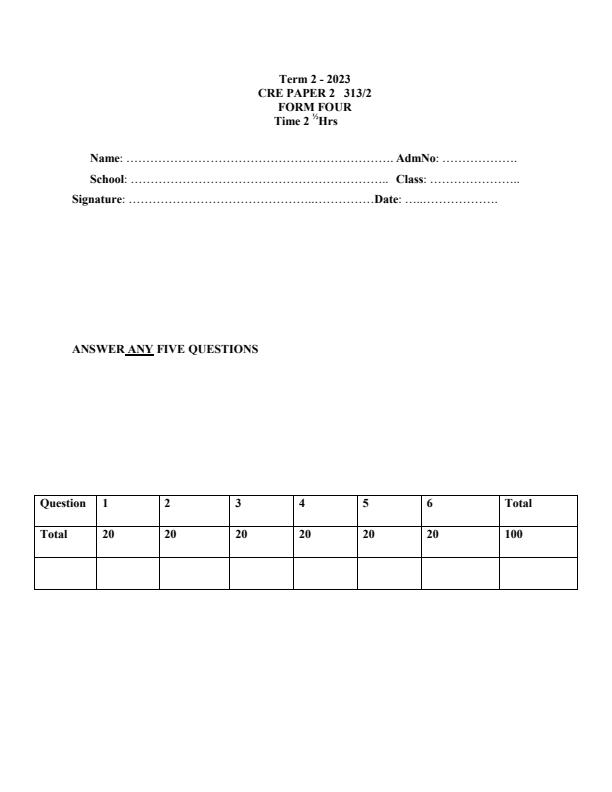 Preview page Form-4-CRE-Paper-2-End-of-Term-2-Examination-2023_1731_0.jpg