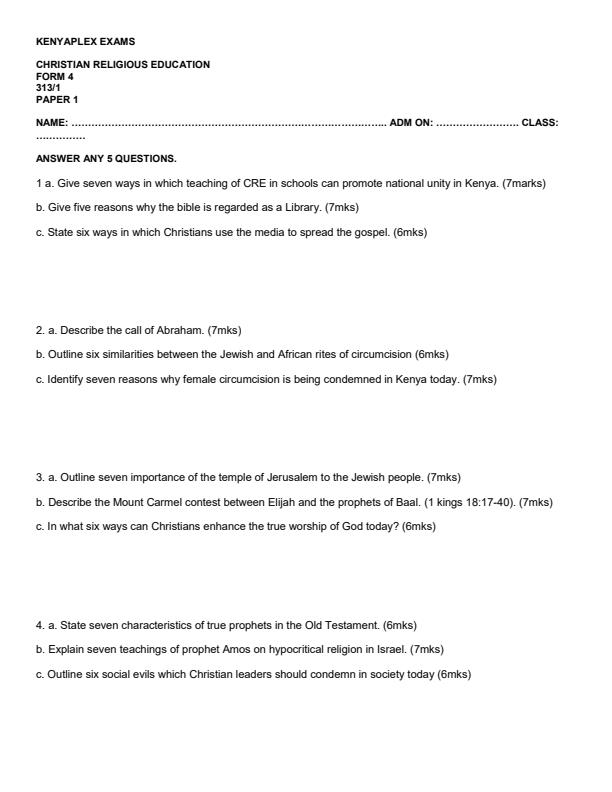 Preview page Form-4-CRE-Term-1-Opener-Exam-2024_2017_0.jpg