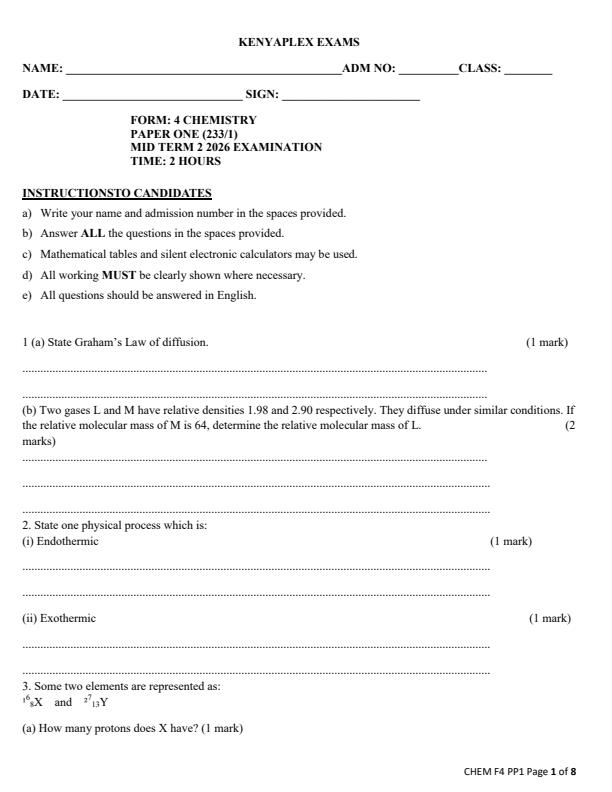 Preview page Form-4-Chemistry-Mid-Term-2-Exam-2026_5973_0.jpg