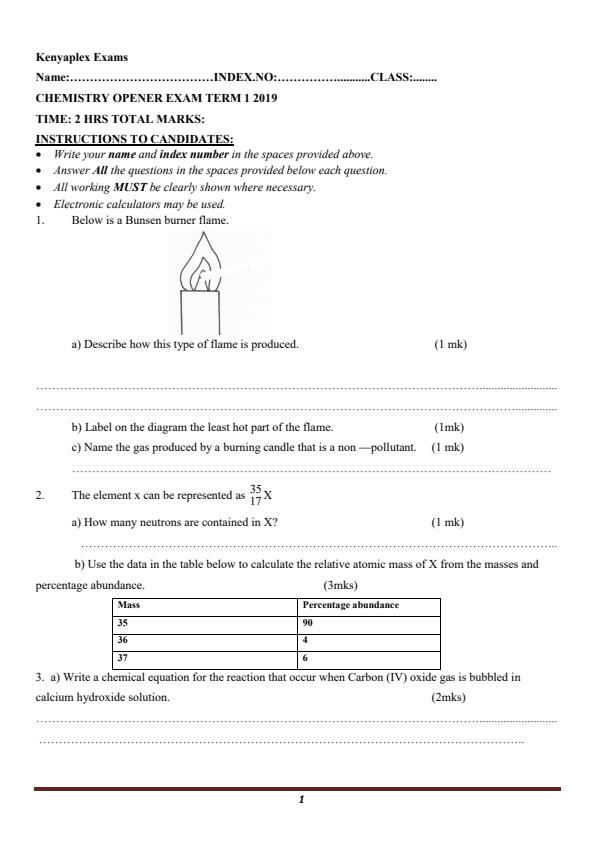 Preview page Form-4-Chemistry-Opener-Exam-Term-1-2019_24_0.jpg