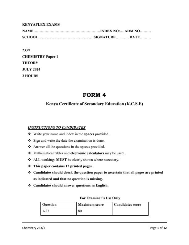 Preview page Form-4-Chemistry-Paper-1-End-of-Term-2-Examination-2024_2735_0.jpg