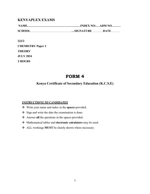 Preview page Form-4-Chemistry-Paper-2-End-of-Term-2-Examination-2024_2736_0.jpg