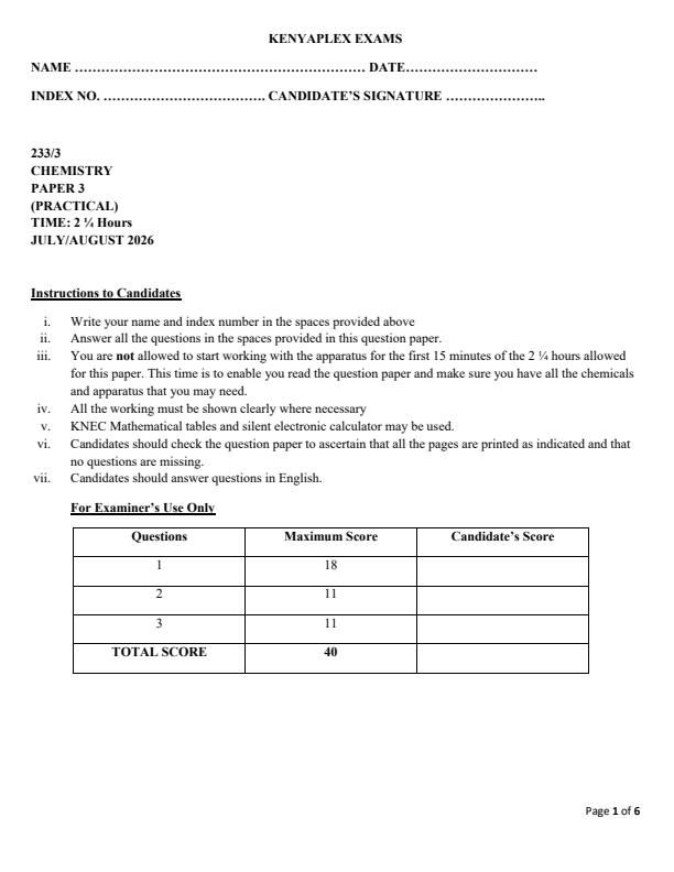 Preview page Form-4-Chemistry-Paper-3-End-Term-2-Exam-2026_6189_0.jpg